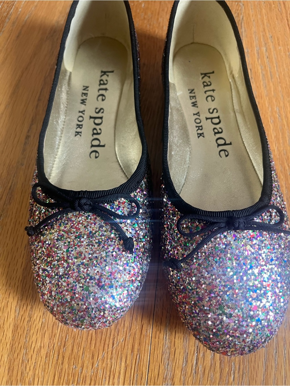 Kate Spade Multicolor glitter women’s Ballet Flats